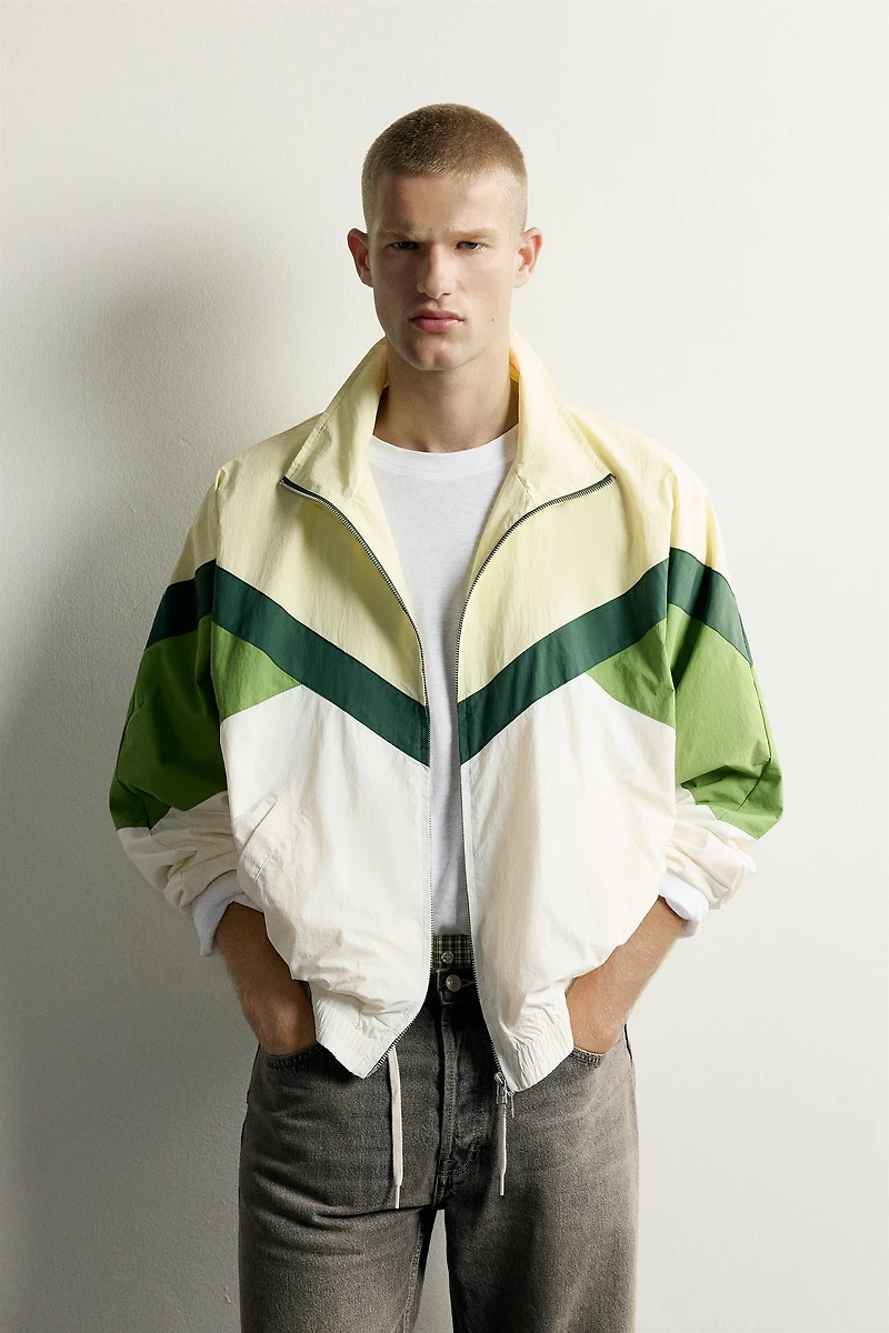 COLOR BLOCK TECHNICAL JACKET