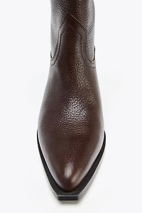 LEATHER HIGH BOOTS