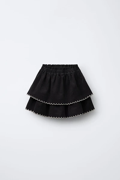 FINE-WALED CORDUROY SKORT