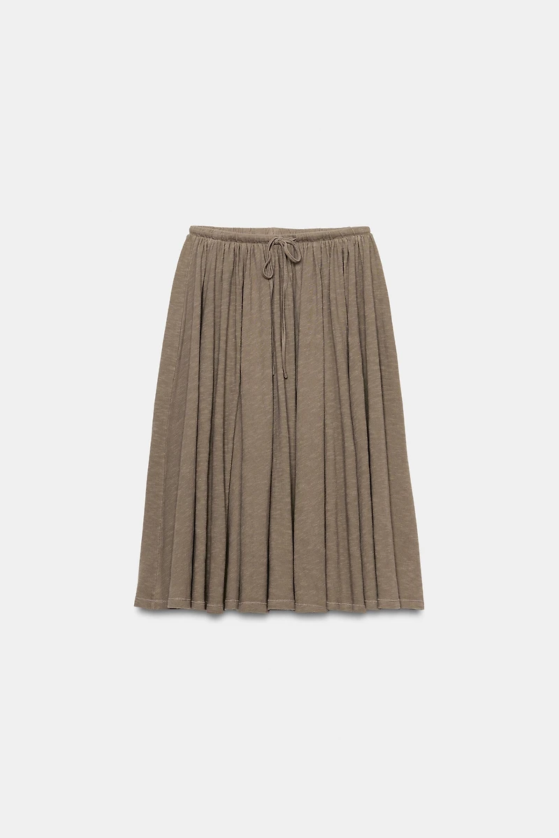 FLAMÉ GODET SKIRT