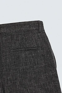 TEXTURED BALLOON FIT PANTS