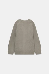 GILET 100 % LAINE COL EN V