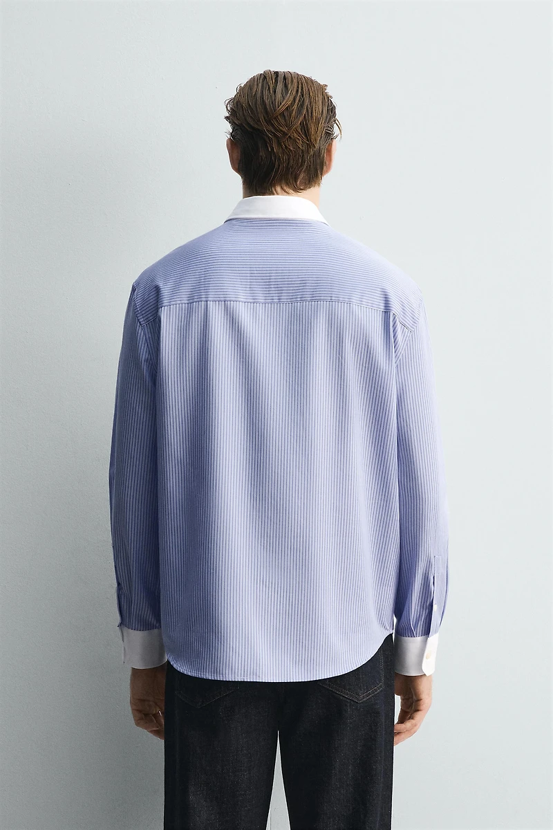 LIMITED EDITION CONTRAST STRIPED SHIRT