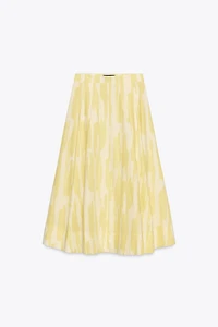 PRINTED MIDI SKIRT ZW COLLECTION