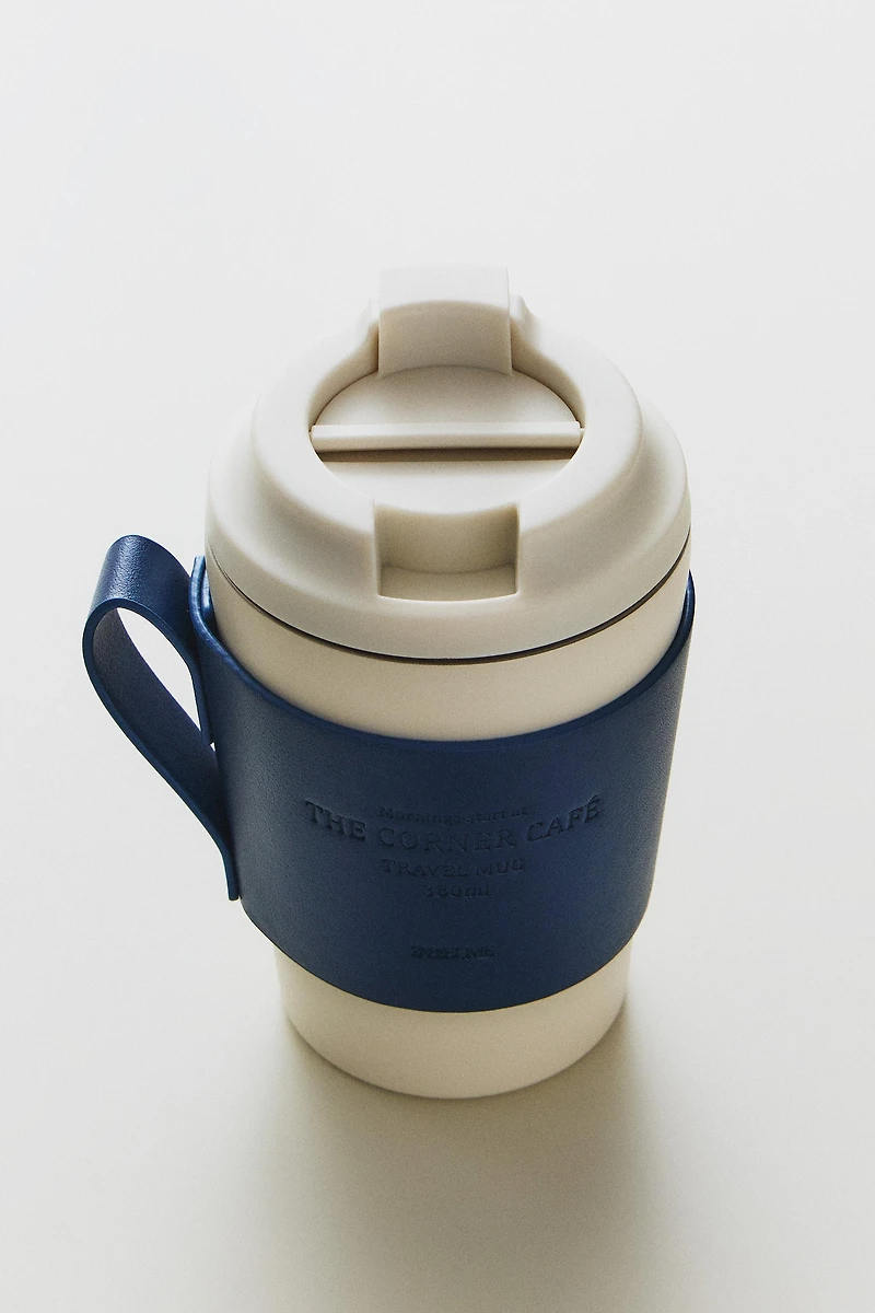 MUG WITH LID AND BAND