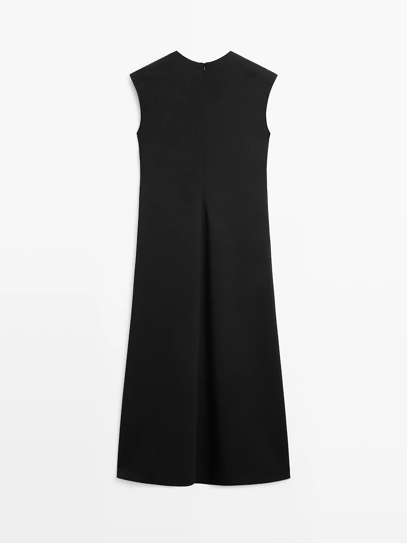 Flowing short sleeve dress