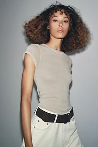 WOOL SHORT SLEEVE T-SHIRT
