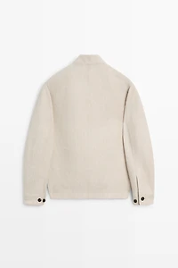 100% linen total look overshirt