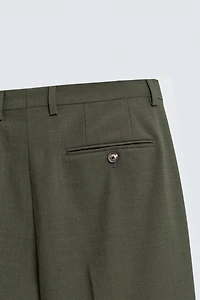 WOOL SUIT PANTS