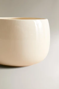 PLAIN STONEWARE DEEP MUG
