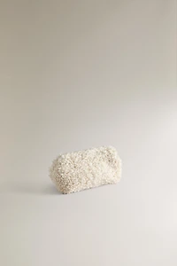 FAUX FUR MAKEUP BAG