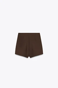 ASYMMETRICAL CULOTTE SKIRT WITH APPLIQUE