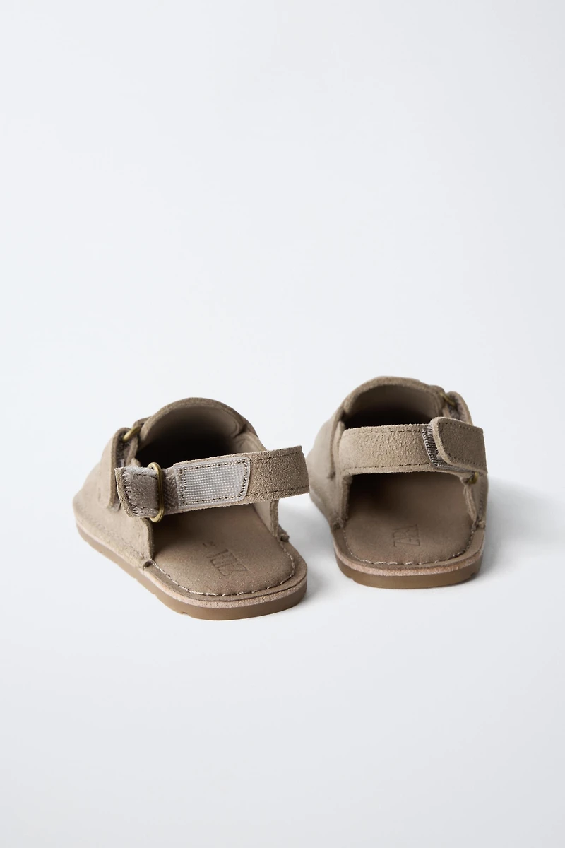 SABOTS BAREFOOT EN CUIR