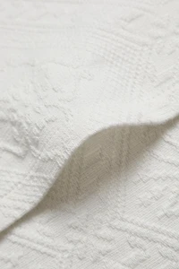 HOUSSE DE COUSSIN COTON MOTIF GÉOMÉTRIQUE