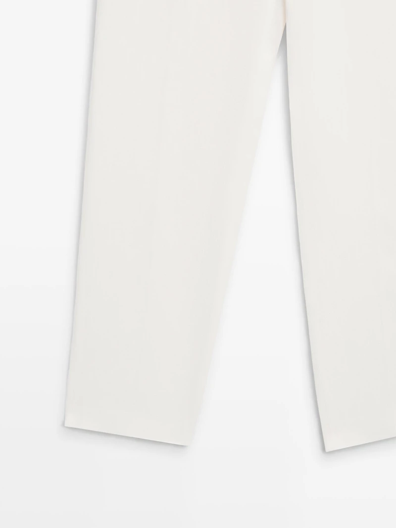 Pantalon de costume en lin