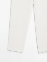 Pantalon de costume en lin