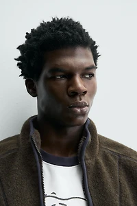 FLEECE ZIPPER SWEATSHIRT