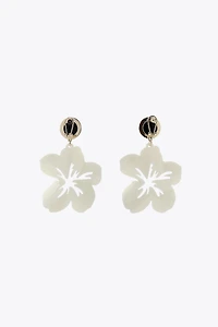 FLOWER BUTTON EARRINGS