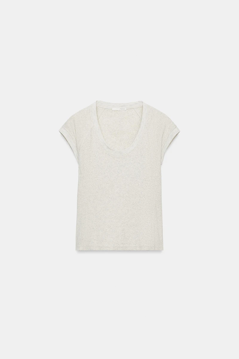 ROUND NECK RUSTIC T-SHIRT