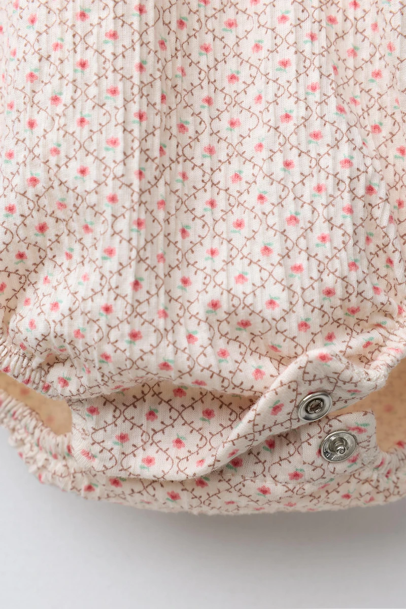 BODY DENTELLE IMPRIMÉ FLEURS