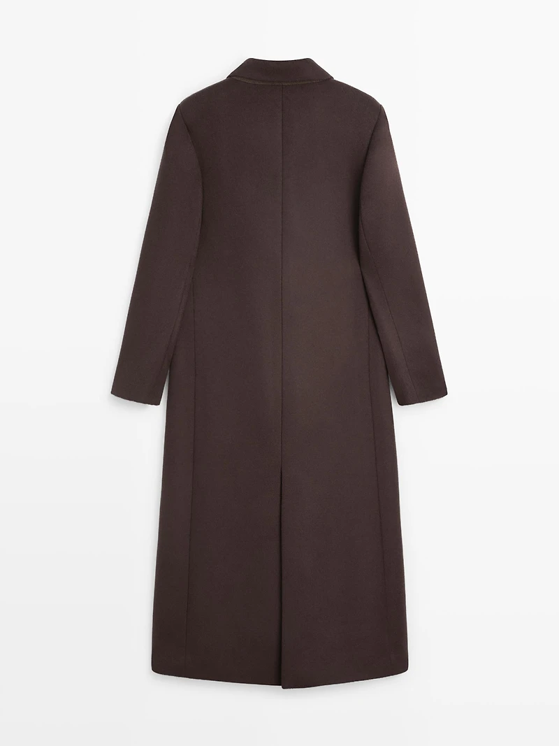 Manteau croisé 100 % laine - STUDIO