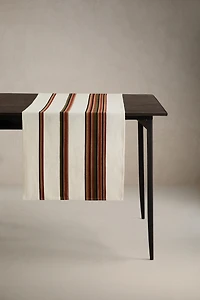 CHEMIN DE TABLE RAYURES COULEUR