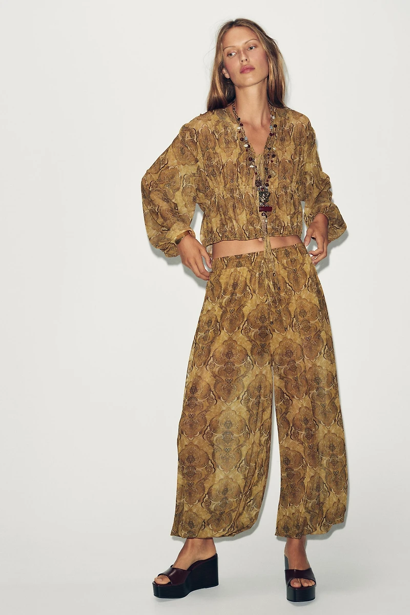 PANTALON BOUFFANT IMPRIMÉ