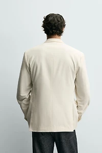 BLAZER À BOUTONNAGE CROISÉ EN CORDUROY