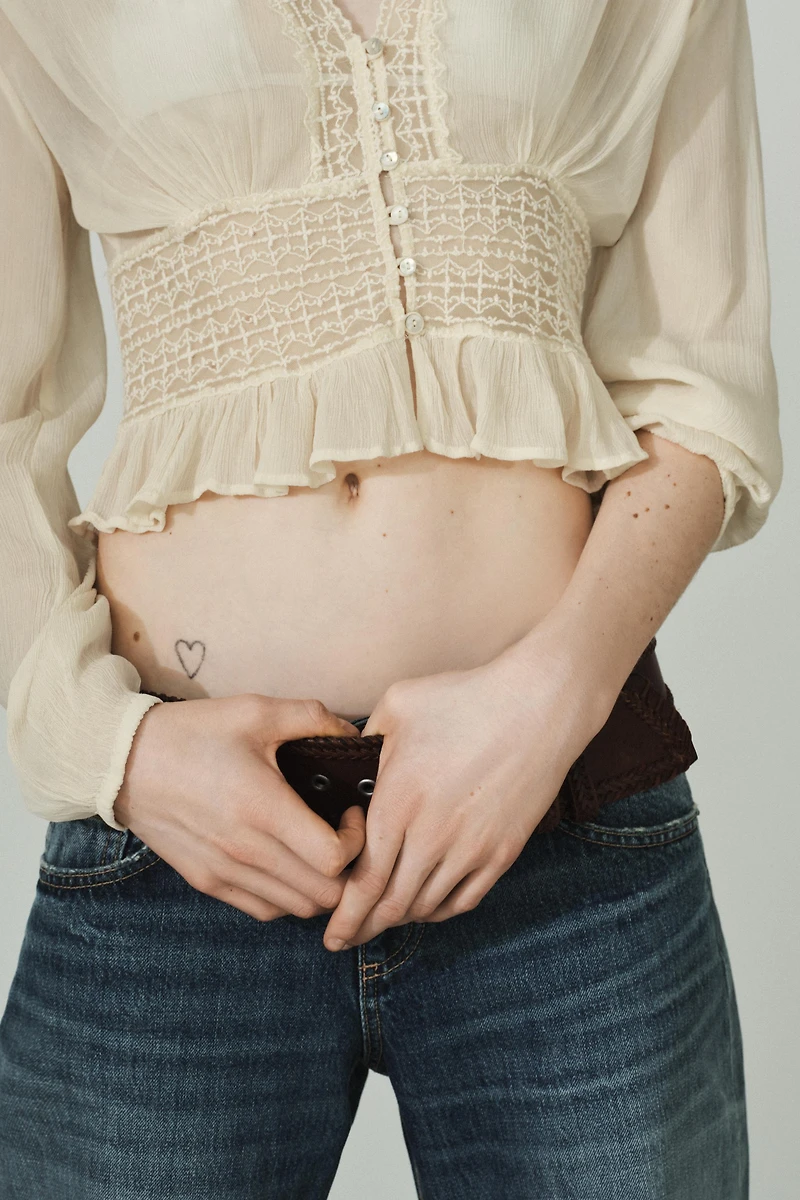 GAUZE LACE SHIRT