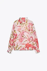 CHEMISE À IMPRIMÉ FLORAL