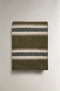 STRIPED WOOL BLANKET