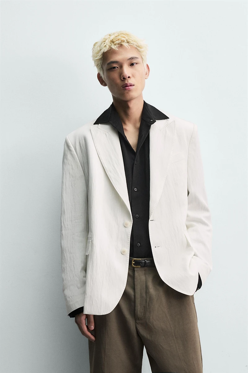 RELAXED FIT LYOCELL - VISCOSE BLAZER