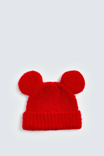 MICKEY MOUSE EAR KNIT BEANIE HARRY LAMBERT FOR ZARA X DISNEY