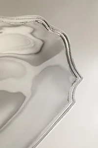 PLATEAU DÉCORATIF ACIER