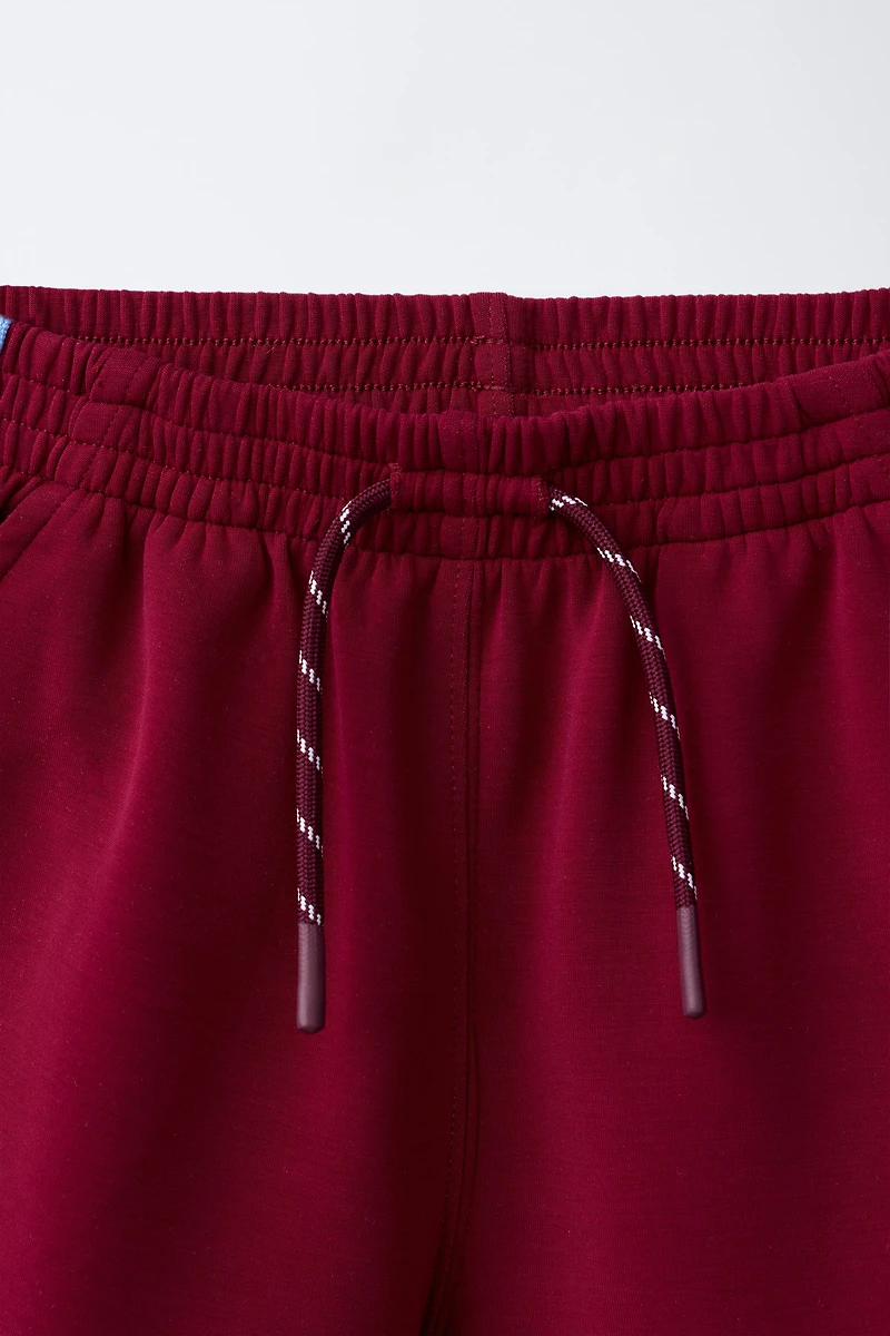 CONTRAST MODAL ATHLETIC SHORTS