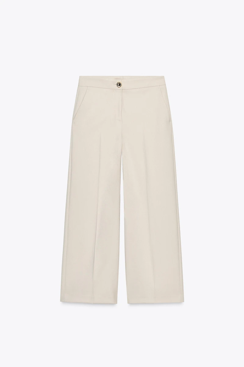 PANTALON CULOTTE TAILLE HAUTE