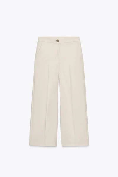 PANTALON CULOTTE TAILLE HAUTE