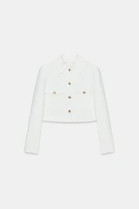 VESTE COURTE À POCHES