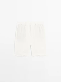 Bermuda léger 100 % lin