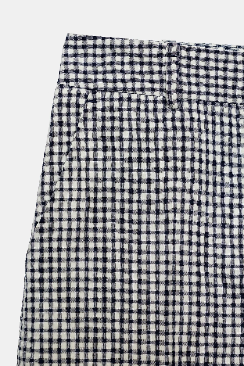 GINGHAM PANTS