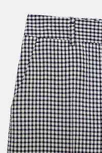 GINGHAM PANTS