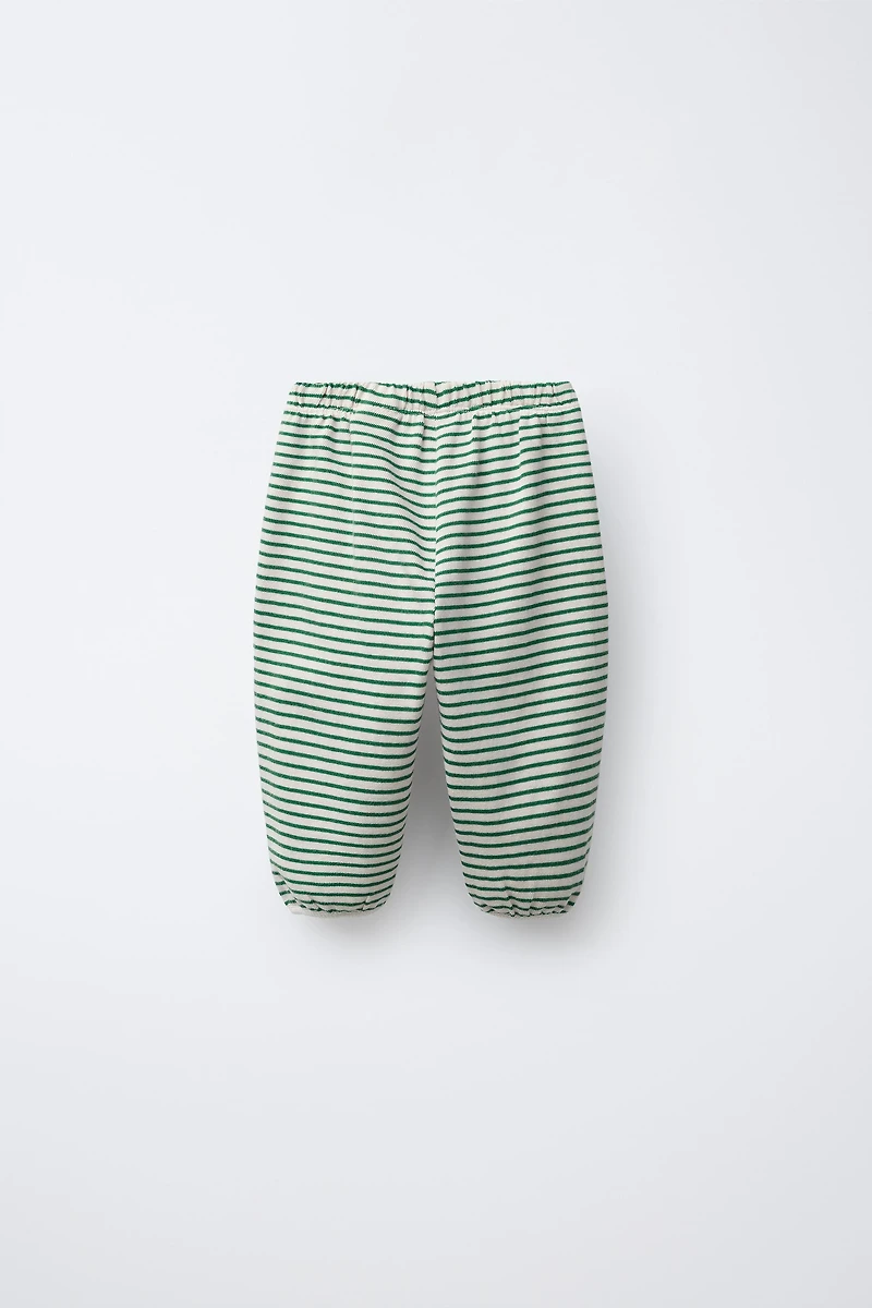 STRIPED JOGGING PANTS