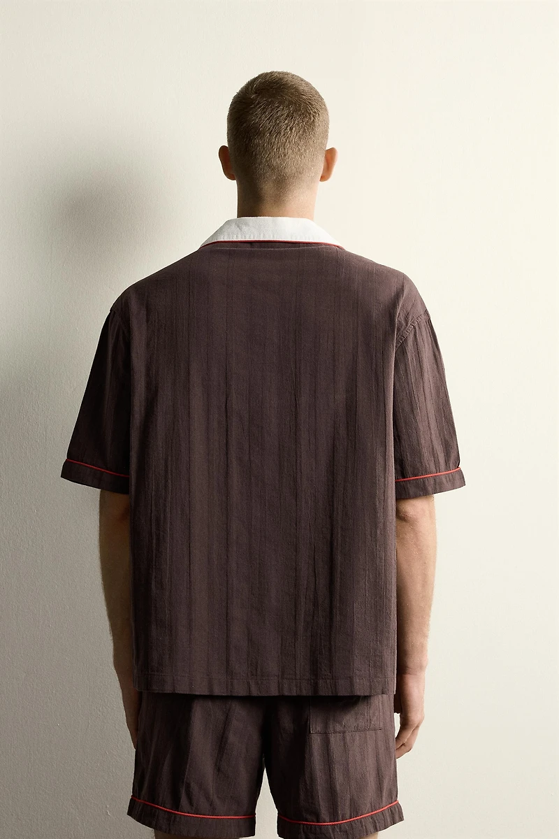 CHILI EMBROIDERY RELAXED FIT SHIRT