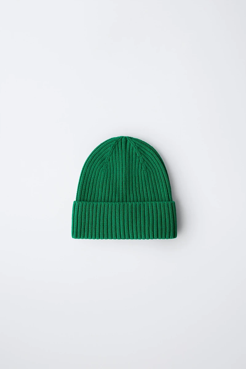 PLAIN KNIT HAT