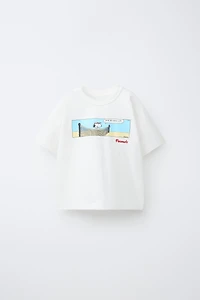 SNOOPY PEANUTS™ EMBROIDERED PRINT T-SHIRT