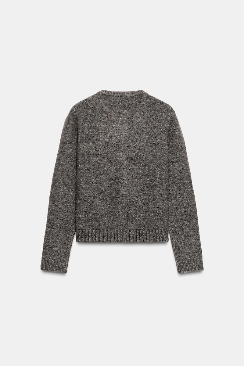 CARDIGAN WITH METALLIC BUTTONS