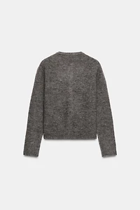 CARDIGAN WITH METALLIC BUTTONS