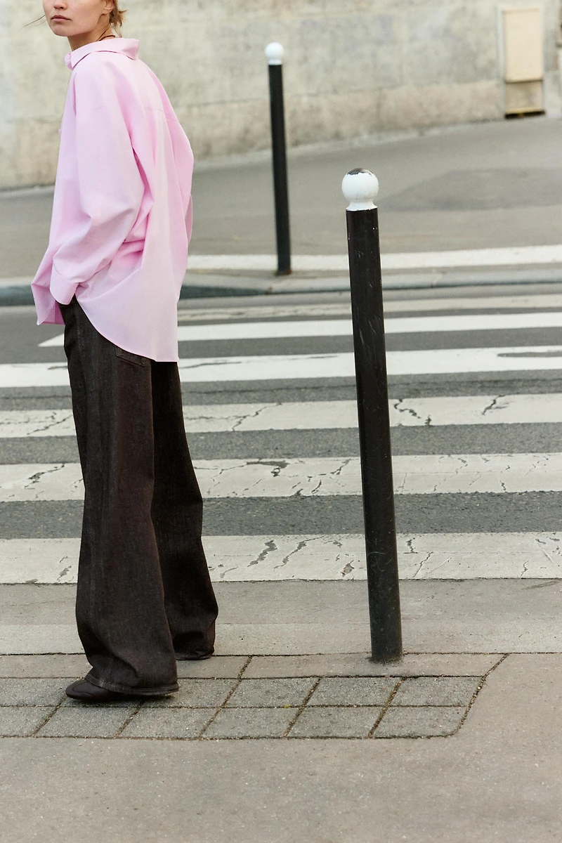 OVERSIZED POPLIN SHIRT