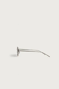 GEOMETRIC FRAME SUNGLASSES