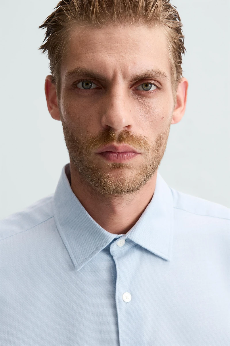 EASY CARE TEXTURED SHIRT